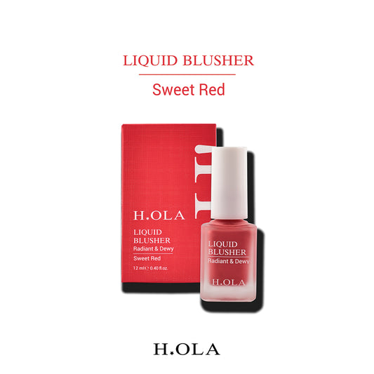 HOLA Kalıcı Yoğun Pigmentli Likit Allık - Sweet Red