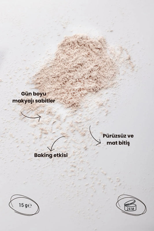 HOLA Baking Powder | Makyaj Sabitleyici Toz Pudra | Transparent