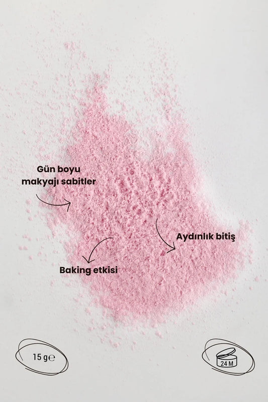 HOLA Baking Powder | Makyaj Sabitleyici Toz Pudra | Pink (Pembe)