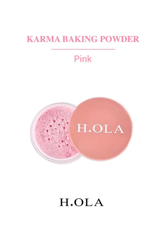 HOLA Baking Powder | Makyaj Sabitleyici Toz Pudra | Pink (Pembe)